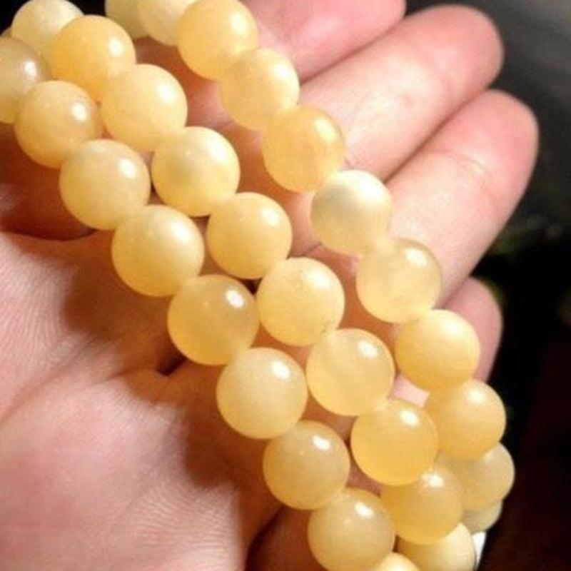 Unisex Gemstone Power Bracelets || Orange Calcite-Nature's Treasures