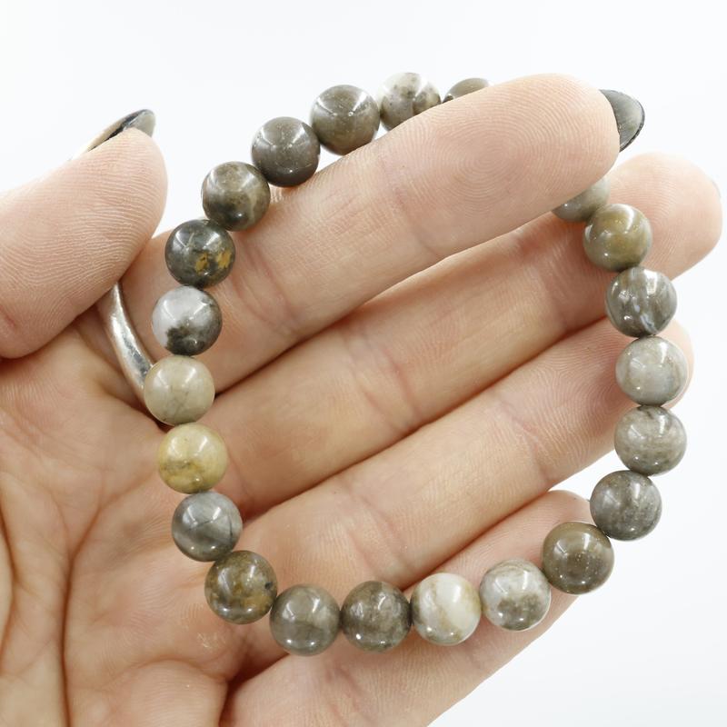 Unisex Gemstone Power Bracelets || Petrified Wood-Nature's Treasures