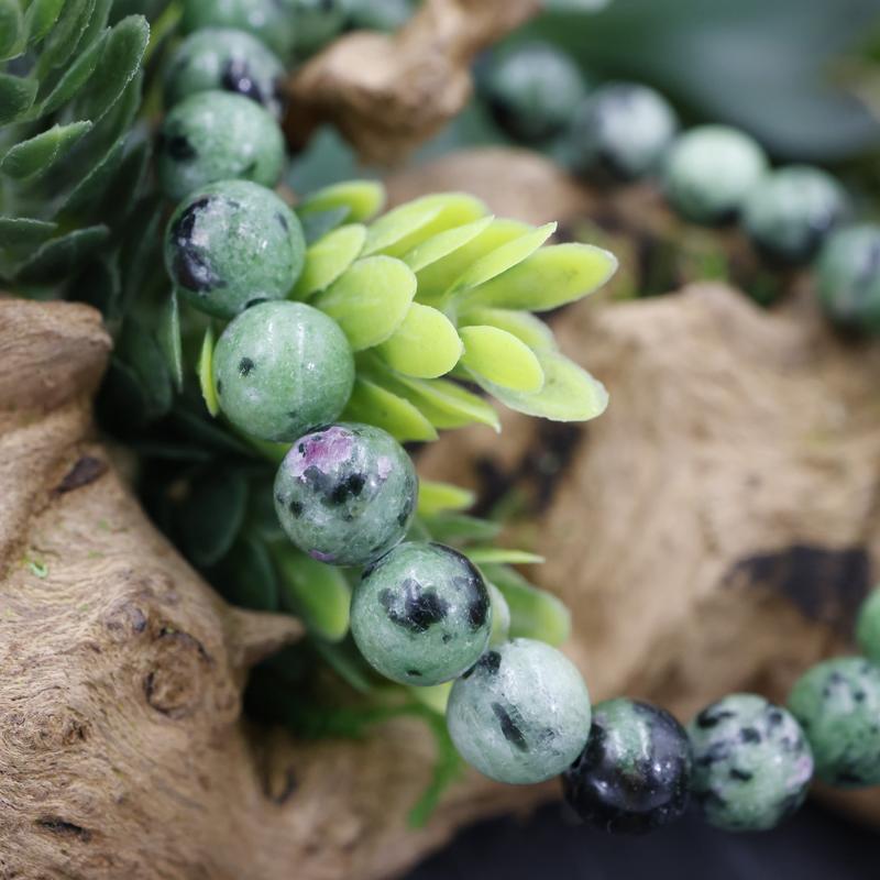 Unisex Gemstone Power Bracelets || Ruby in Fuchsite-Nature's Treasures