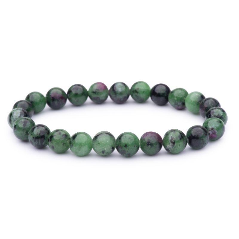 Unisex Gemstone Power Bracelets || Ruby in Fuchsite-Nature's Treasures