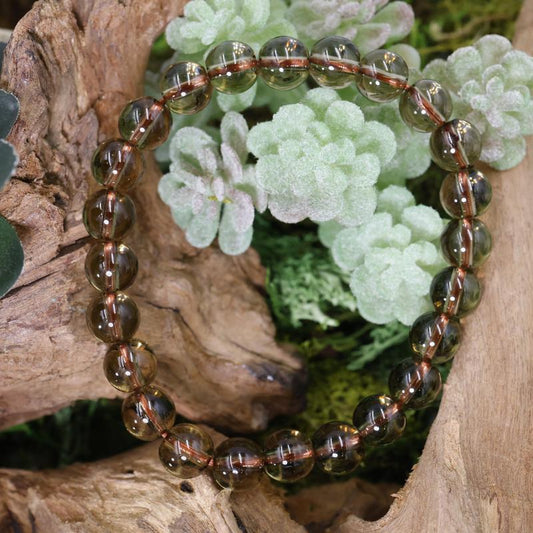 Unisex Gemstone Power Bracelets || Smoky Quartz-Nature's Treasures