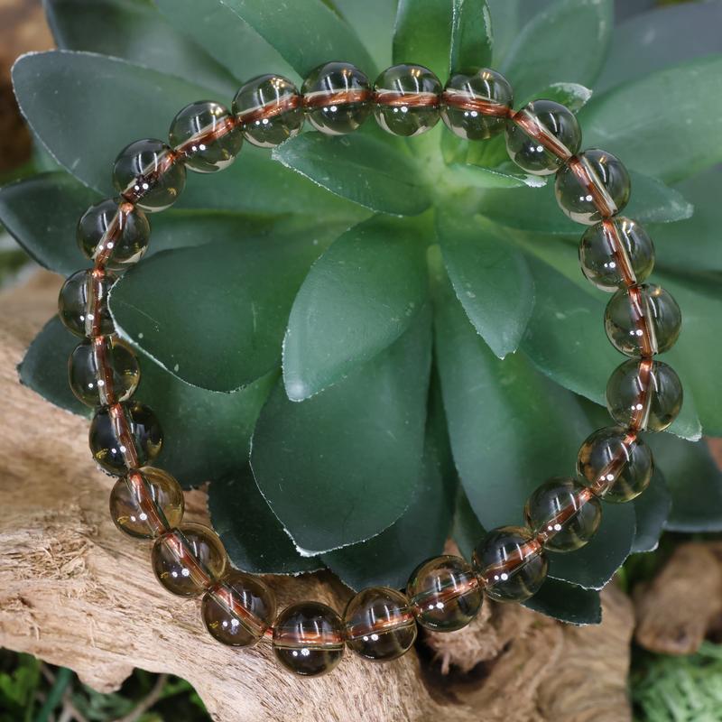 Unisex Gemstone Power Bracelets || Smoky Quartz-Nature's Treasures