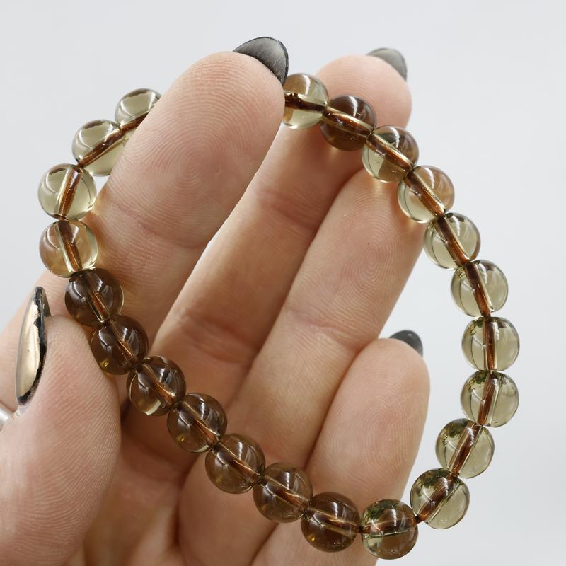 Unisex Gemstone Power Bracelets || Smoky Quartz-Nature's Treasures