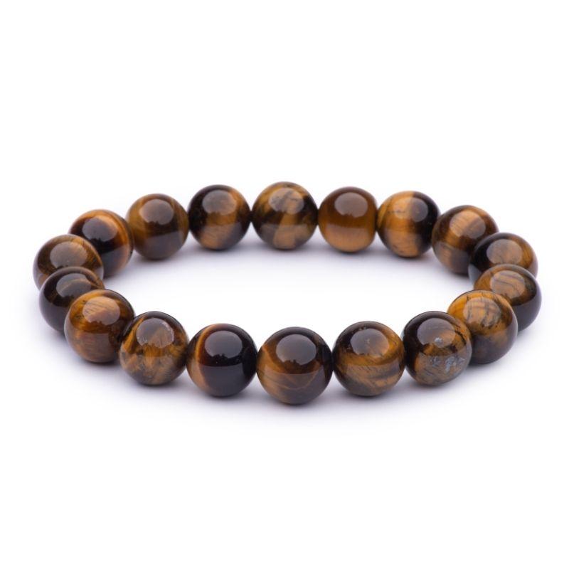 Unisex Gemstone Power Bracelets || Tiger's Eye-Nature's Treasures