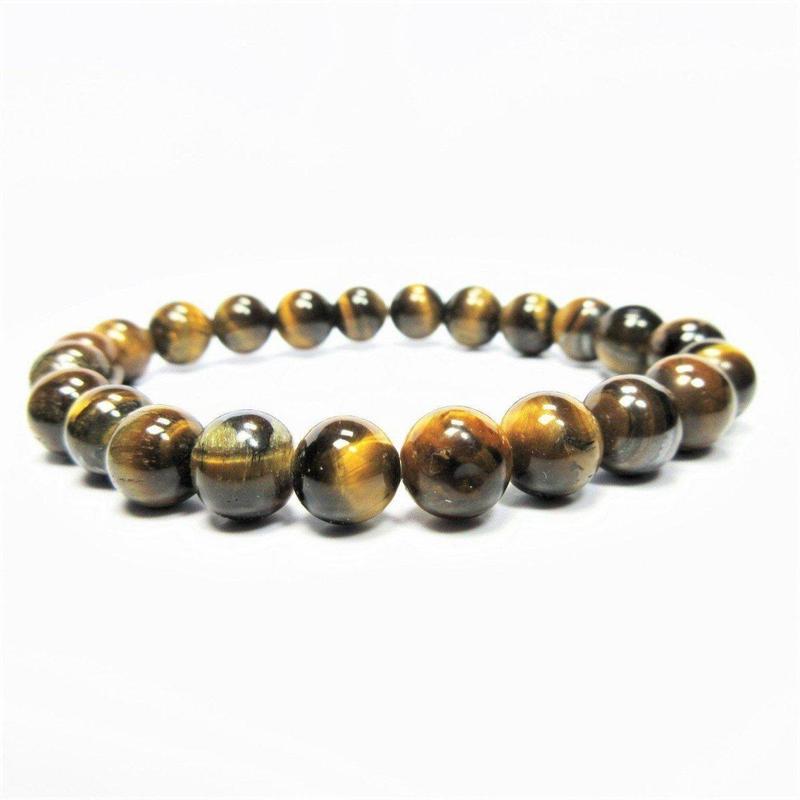 Unisex Gemstone Power Bracelets || Tiger's Eye-Nature's Treasures