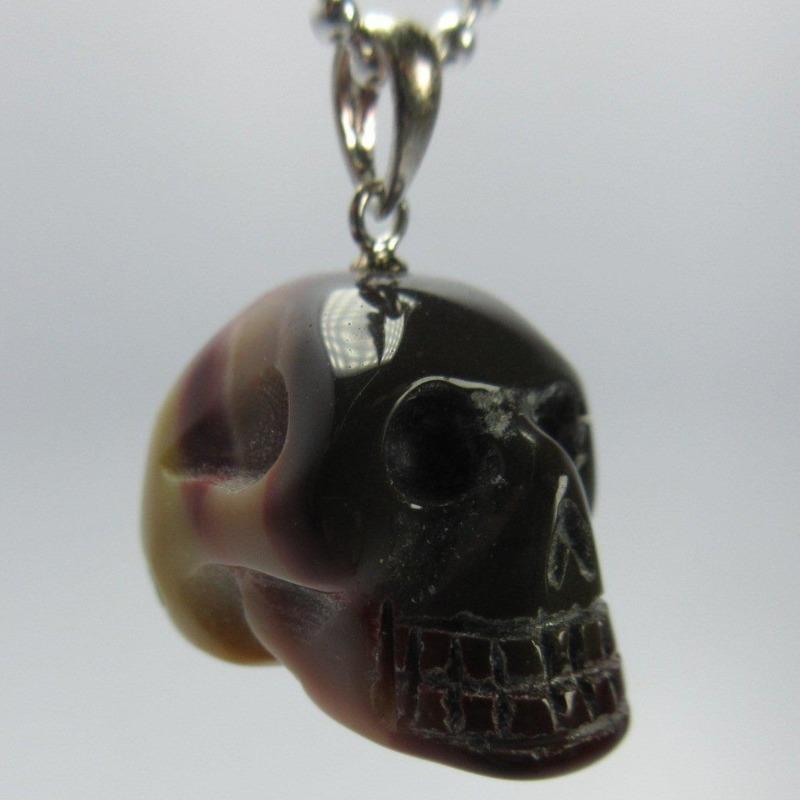 Unisex Gemstone Skull Pendants || .925 Sterling Silver-Nature's Treasures