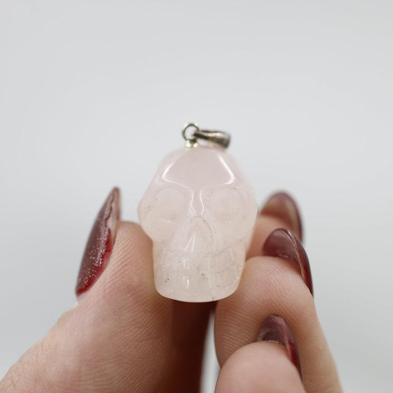 Unisex Gemstone Skull Pendants || .925 Sterling Silver-Nature's Treasures