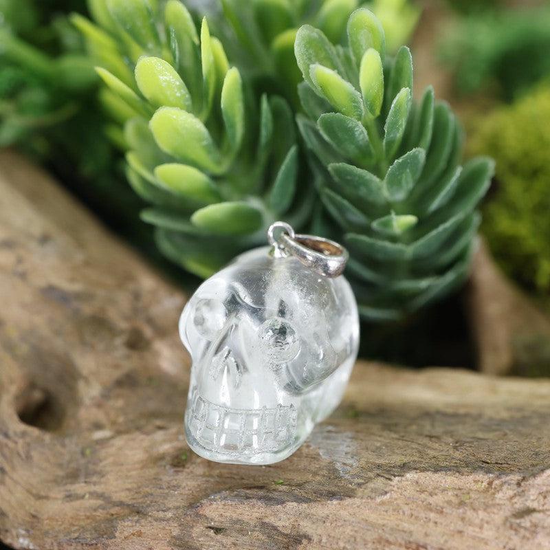 Unisex Gemstone Skull Pendants || .925 Sterling Silver-Nature's Treasures