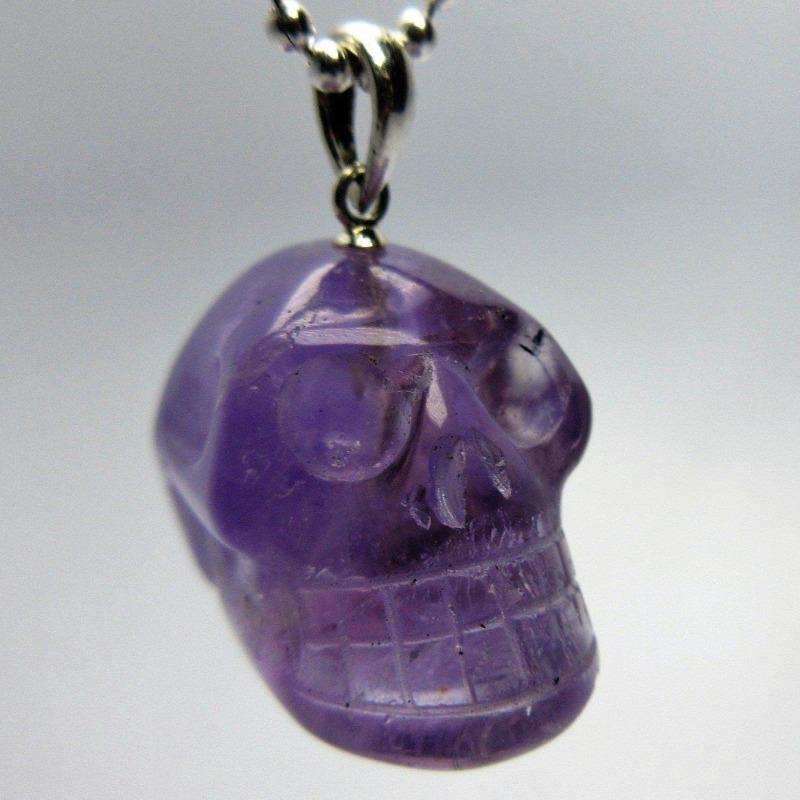 Unisex Gemstone Skull Pendants || .925 Sterling Silver-Nature's Treasures