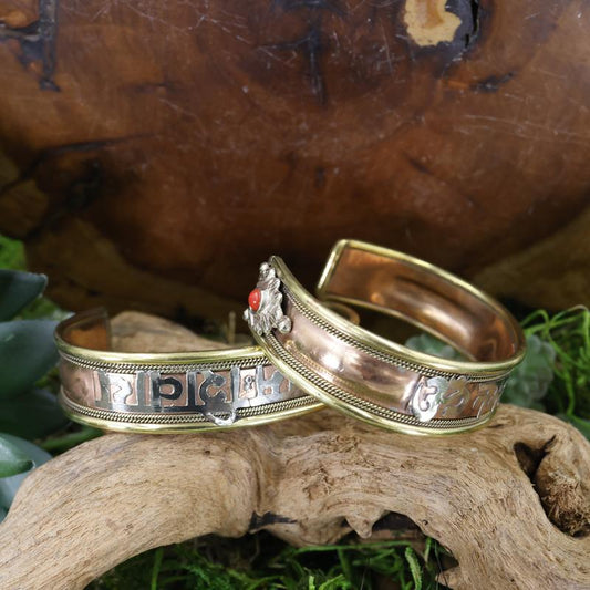 Unisex Lord Om Shivaya Copper Bracelet-Nature's Treasures