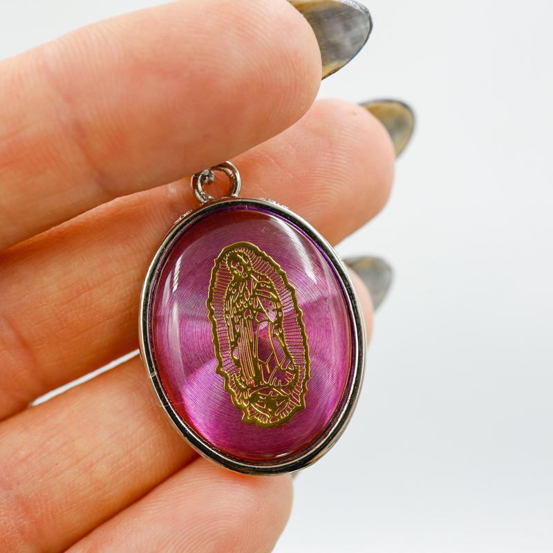 Unisex Silver Plated Virgin Mary Pendants || Trunk Show-Nature's Treasures