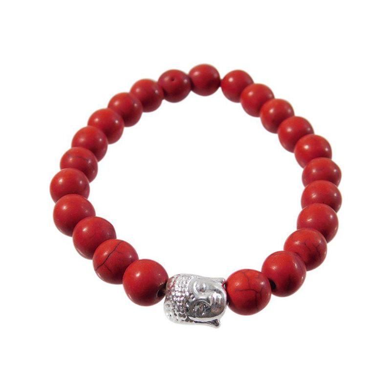 Unisex Stone Bracelet With Buddha Bead || Balance-Nature's Treasures