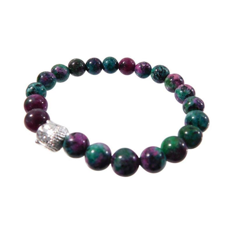 Unisex Stone Bracelet With Buddha Bead || Balance-Nature's Treasures