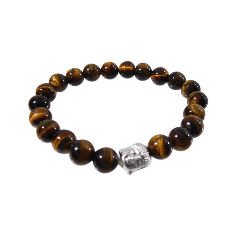 Unisex Stone Bracelet With Buddha Bead || Balance-Nature's Treasures