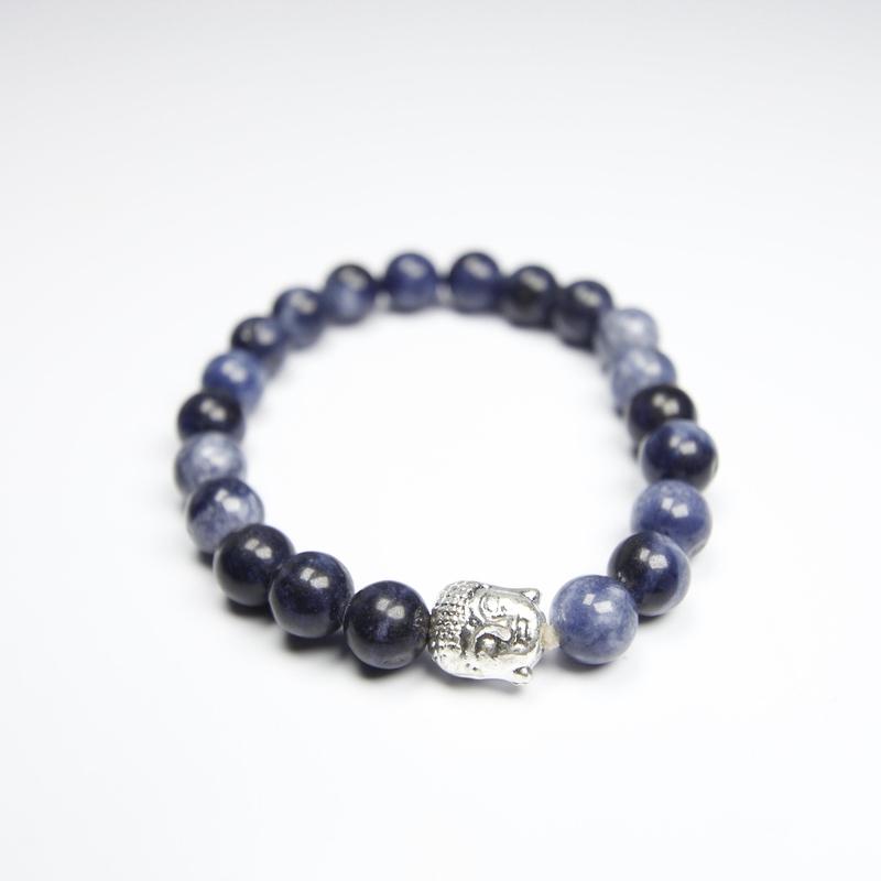 Unisex Stone Bracelet With Buddha Bead || Balance-Nature's Treasures