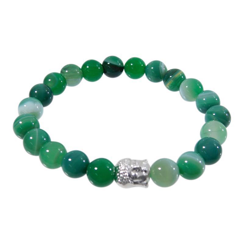 Unisex Stone Bracelet With Buddha Bead || Balance-Nature's Treasures