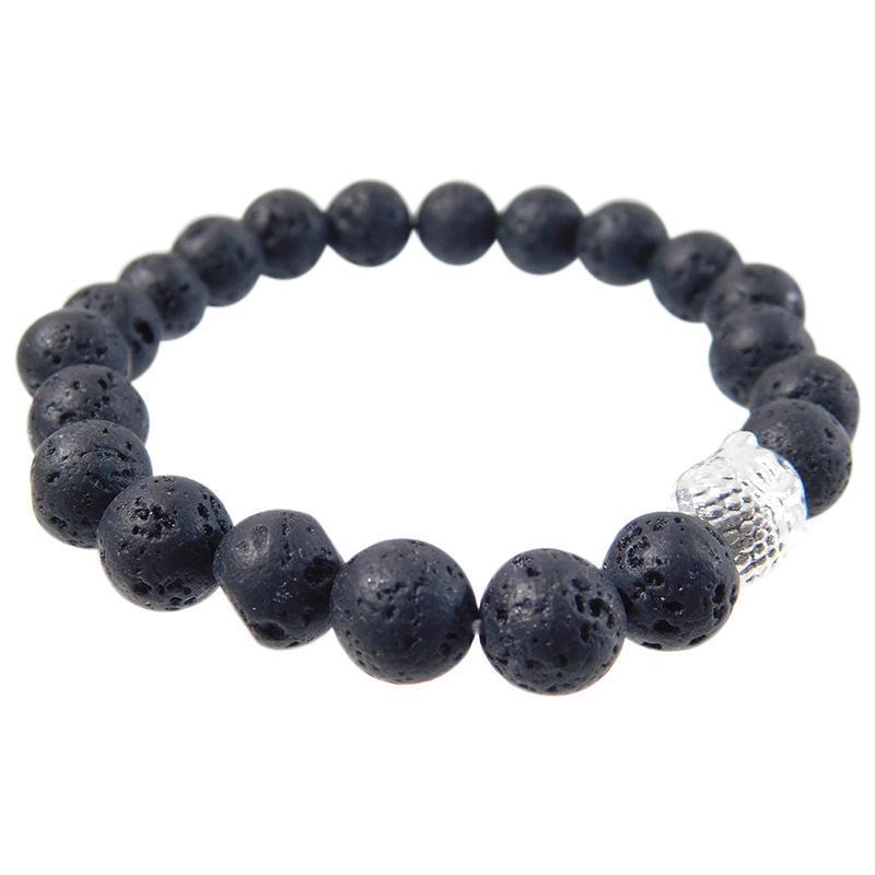 Unisex Stone Bracelet With Buddha Bead || Balance-Nature's Treasures