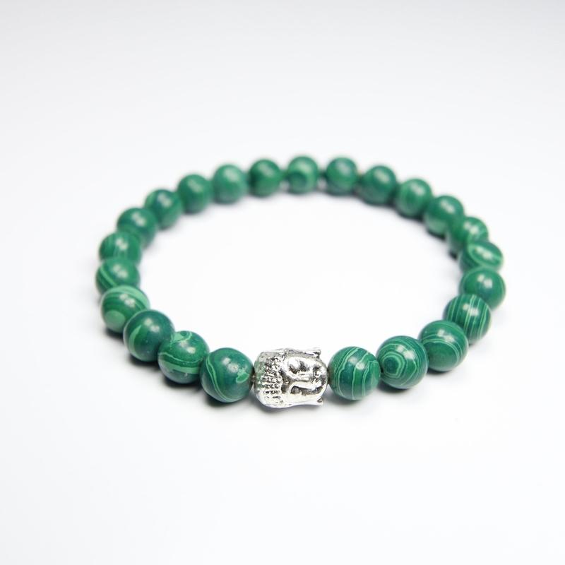 Unisex Stone Bracelet With Buddha Bead || Balance-Nature's Treasures