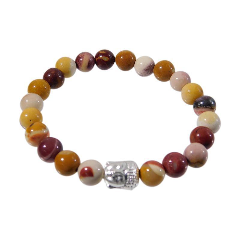 Unisex Stone Bracelet With Buddha Bead || Balance-Nature's Treasures