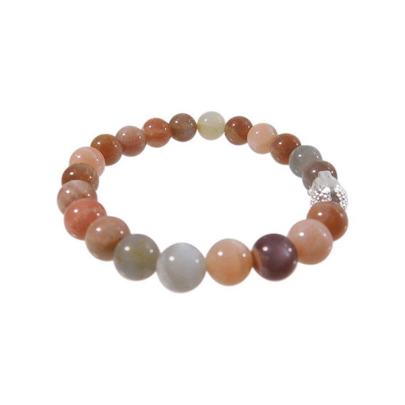 Unisex Stone Bracelet With Buddha Bead || Balance-Nature's Treasures