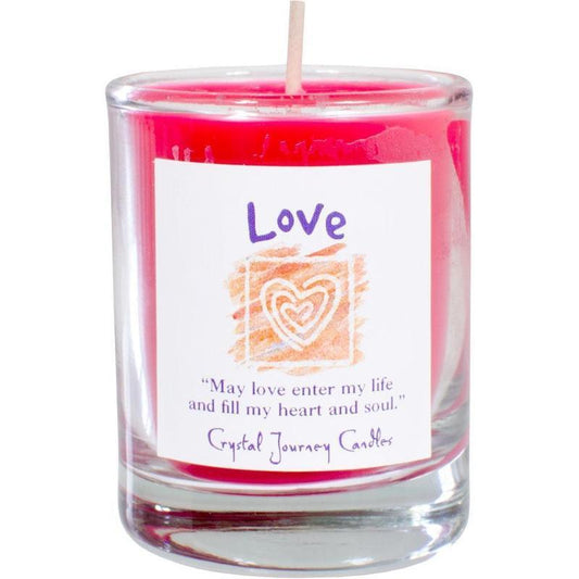 Votive Glass Soy Candles || Love-Nature's Treasures