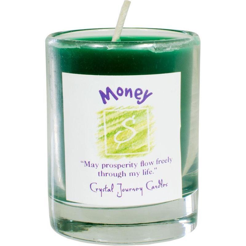 Votive Glass Soy Candles || Money-Nature's Treasures