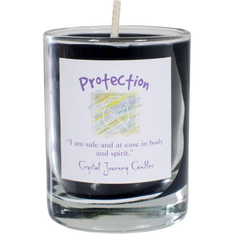 Votive Glass Soy Candles || Protection