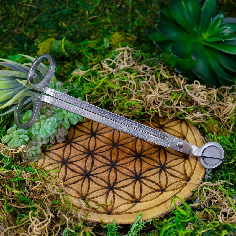 Wickman Stainless Steel Silver Wick Trimmer In Gift Box-Nature's Treasures
