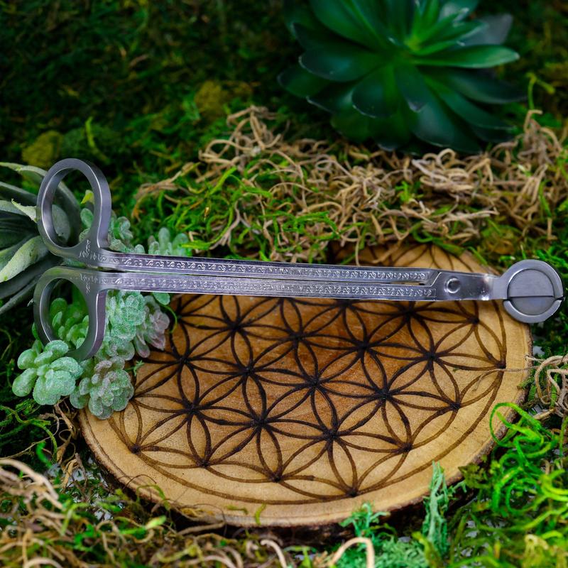 Wickman Stainless Steel Silver Wick Trimmer In Gift Box-Nature's Treasures