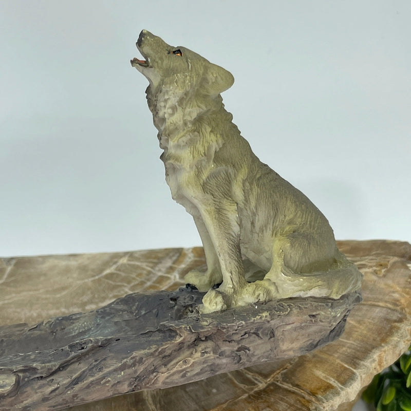 Wolf Incense Holder