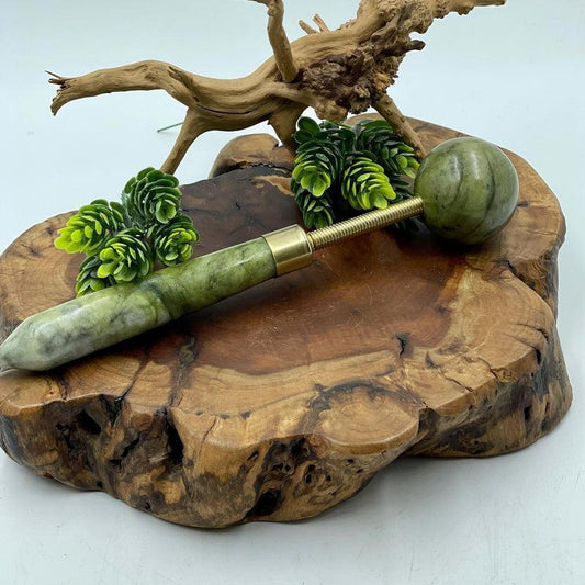 Xiuyan Jade Massage Hammer || Health & Beauty Massage Tool-Nature's Treasures