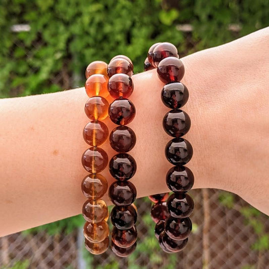 10 MM Natural Amber Bracelets || Indonesia-Nature's Treasures