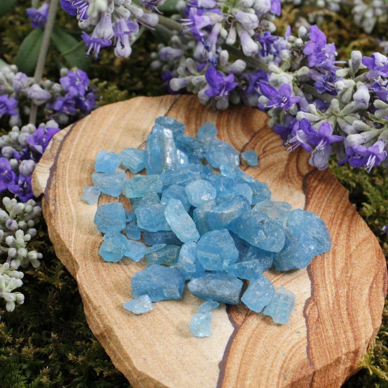 30 Grams Raw High-Quality Blue Apatite Specimens Madagascar, Africa-Nature's Treasures