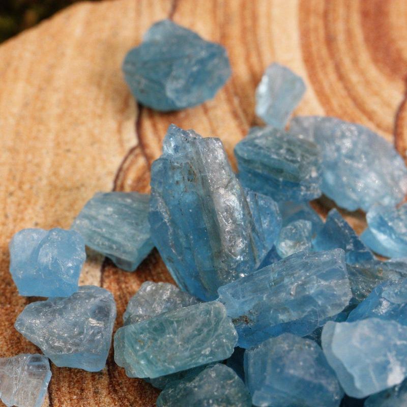 30 Grams Raw High-Quality Blue Apatite Specimens Madagascar, Africa-Nature's Treasures
