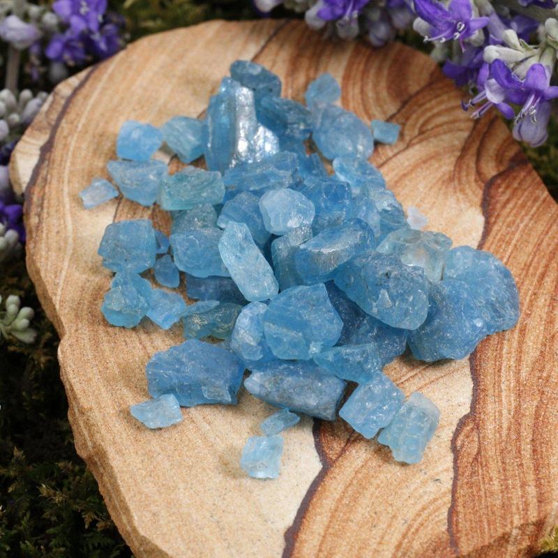 30 Grams Raw High-Quality Blue Apatite Specimens Madagascar, Africa-Nature's Treasures