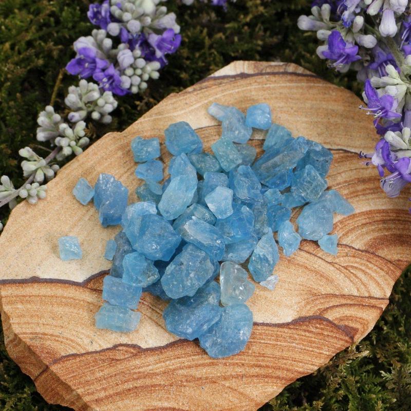 30 Grams Raw High-Quality Blue Apatite Specimens Madagascar, Africa-Nature's Treasures