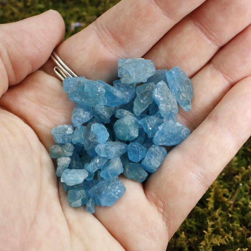 30 Grams Raw High-Quality Blue Apatite Specimens Madagascar, Africa-Nature's Treasures