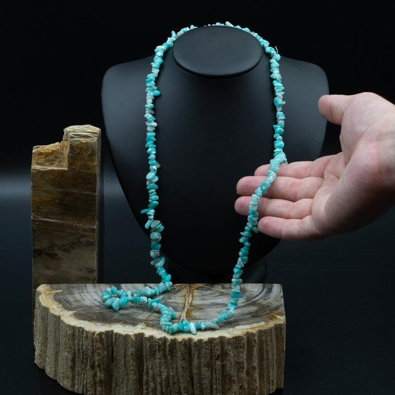 Amazonite Chip Necklace - Bringing Harmony-Nature's Treasures