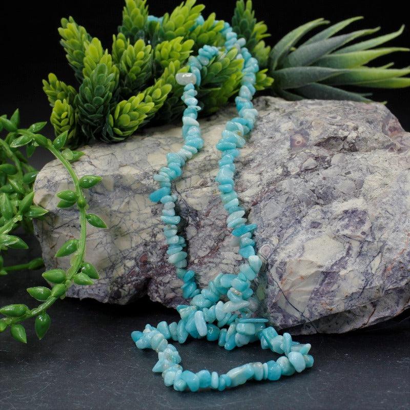 Amazonite Chip Necklace - Bringing Harmony-Nature's Treasures