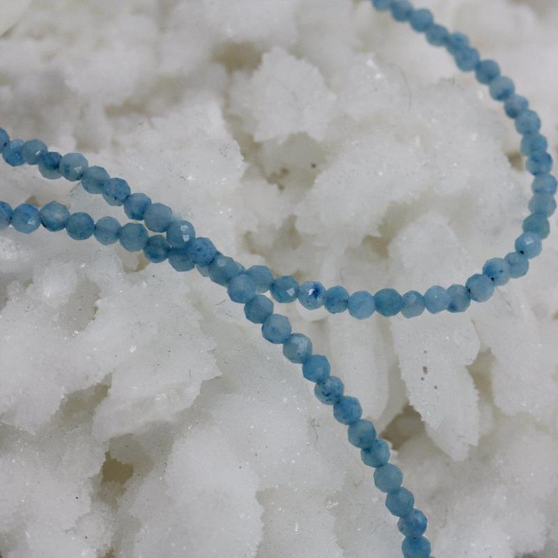 Amazonite Dainty Faceted Necklace || .925 Sterling Silver-Nature's Treasures