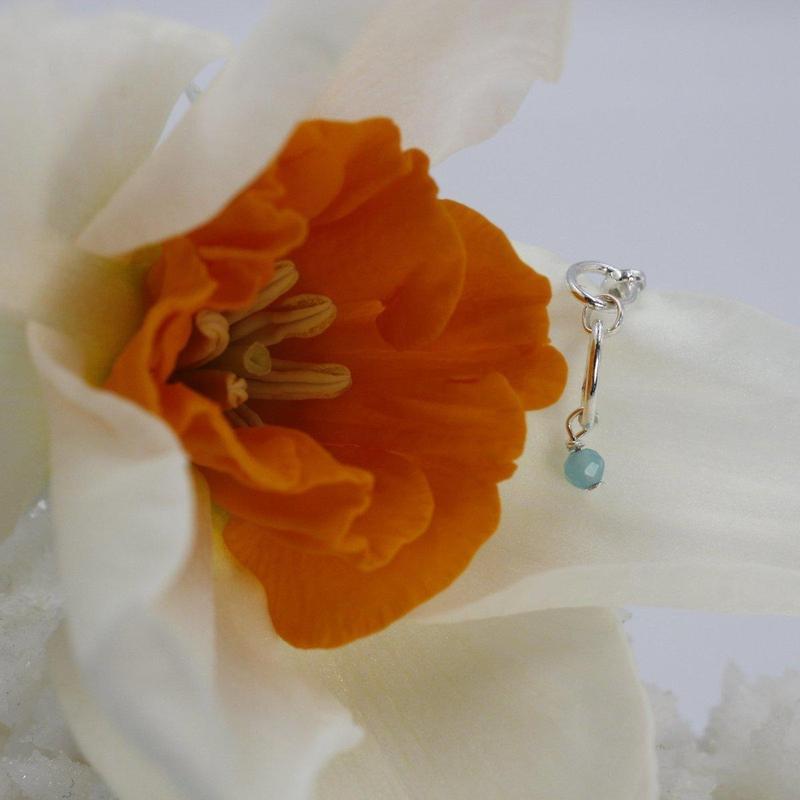 Amazonite Dainty Faceted Necklace || .925 Sterling Silver-Nature's Treasures