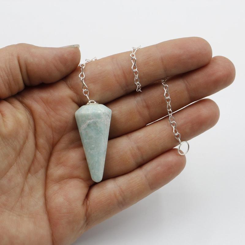 Amazonite Pendulum Divination Tool - Knowing One's Truth-Nature's Treasures