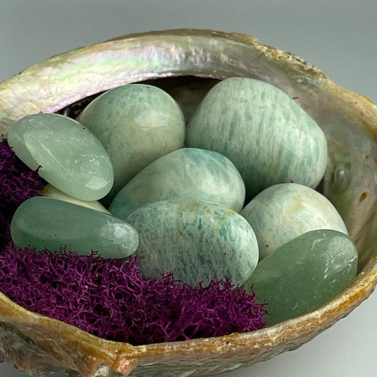 Amazonite Tumbles || Communication & Harmony || Brazil-Nature's Treasures