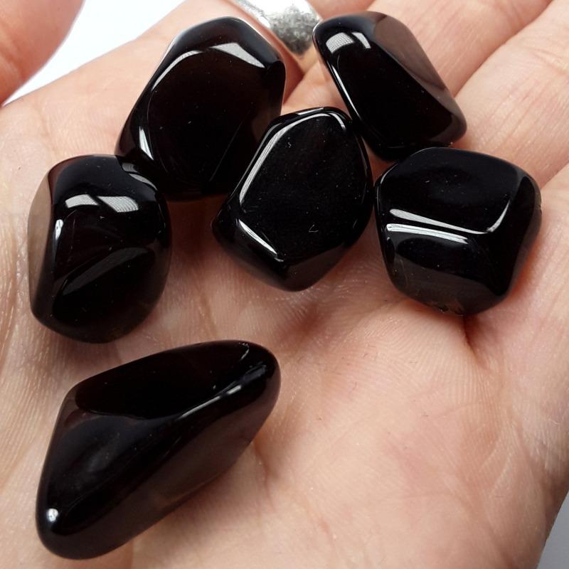 Apache Tear Tumble Stone || Grief Healing-Nature's Treasures