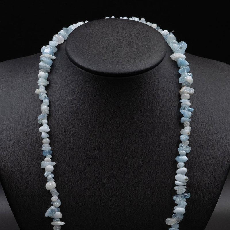 Aquamarine Chip Necklace-Nature's Treasures
