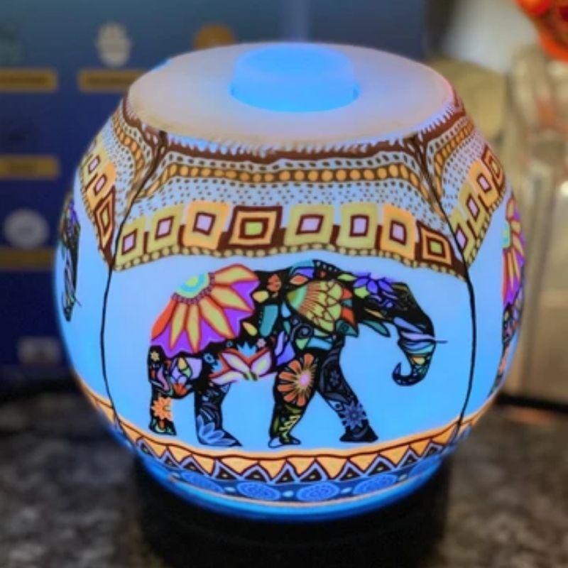 Artisan Crafted "TRIBAL ELEPHANT" Essential Oil Diffuser-Nature's Treasures
