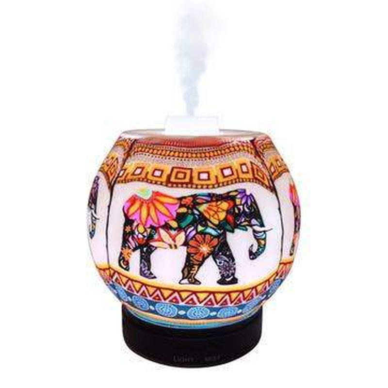 Artisan Crafted "TRIBAL ELEPHANT" Essential Oil Diffuser-Nature's Treasures