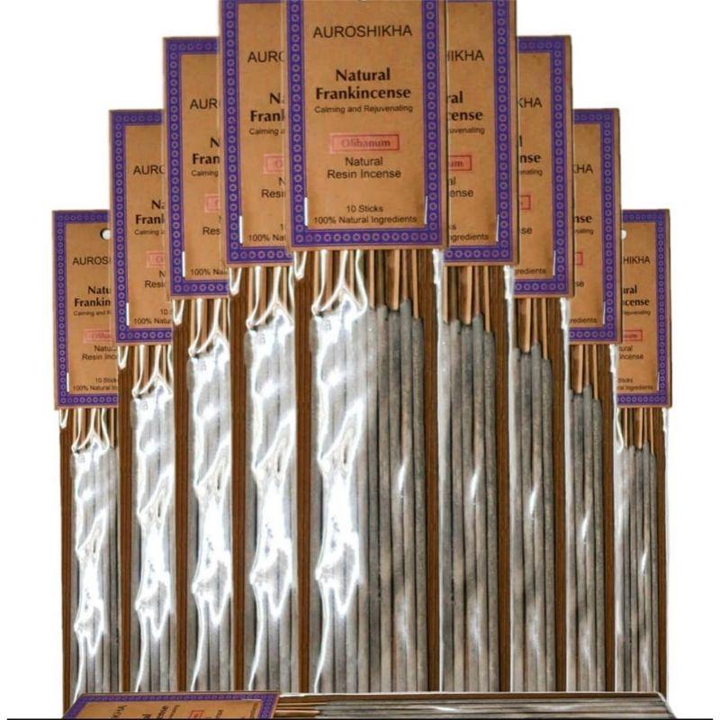 Auroshikha Natural Frankincense Resin Stick Incense Pack-Nature's Treasures