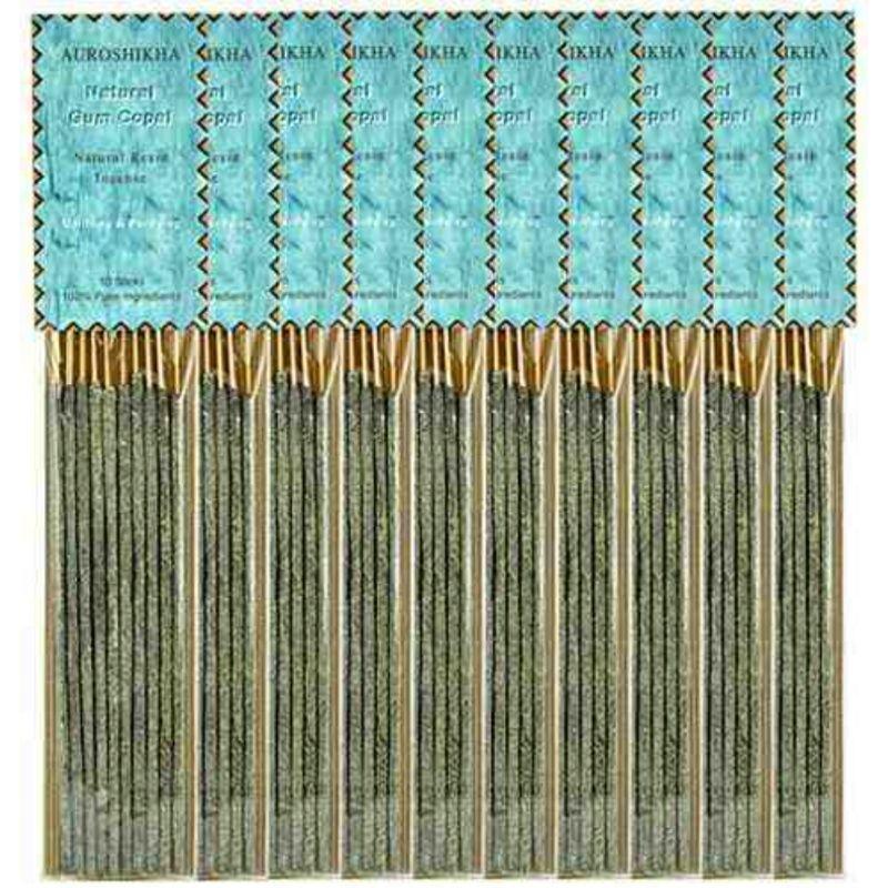 Auroshikha Natural Gum Copal Resin Stick Incense Pack-Nature's Treasures