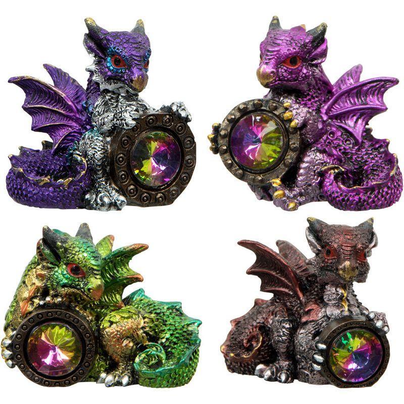 Baby Dragons With Gem Armor || New Beginnings, Protection, Strength-Nature's Treasures
